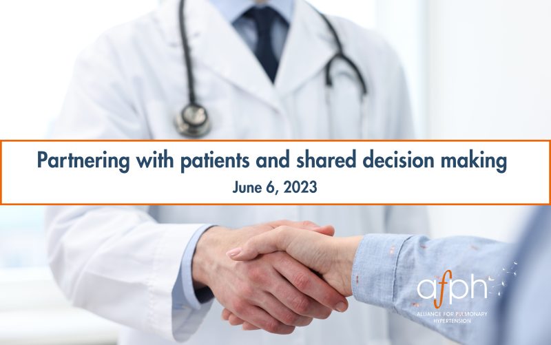 Patients as partners and shared decision-making webinar