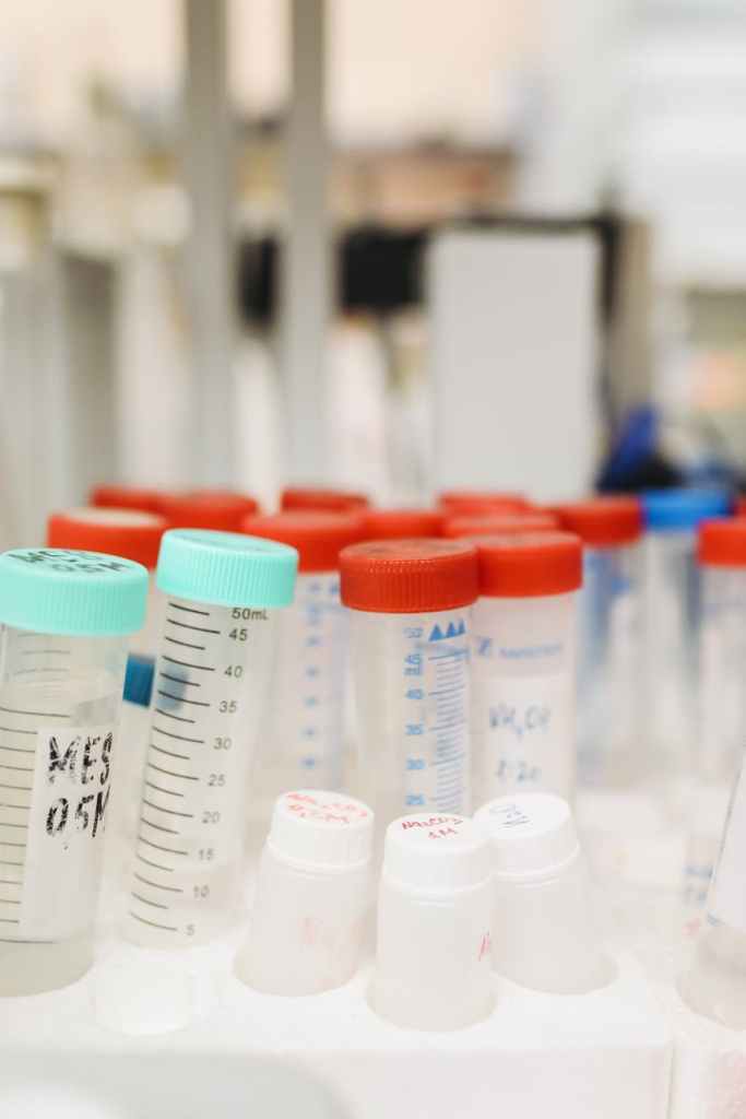 chemicals in laboratory
