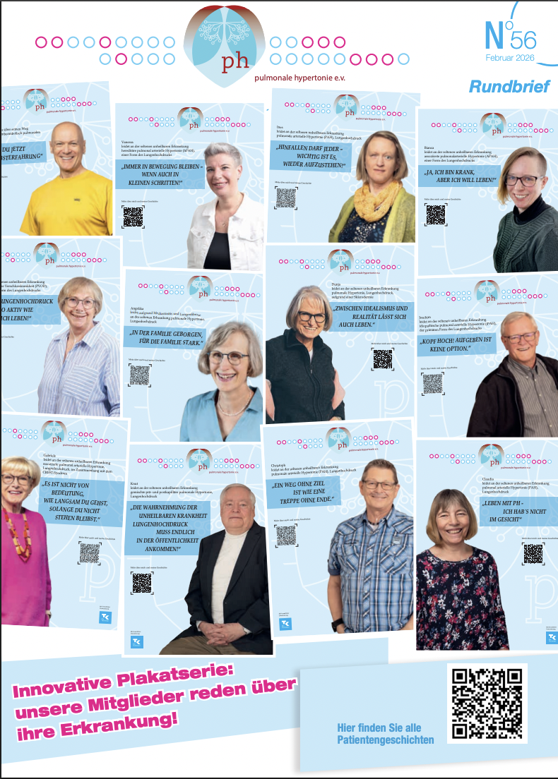 New edition of the German pulmonary hypertension association ph e.v. magasine RUNDBRIEF, February 2026